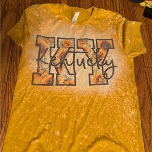 Bella Canvas Yellow Kentucky Short Sleeve Tee